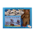The Puppet Co The Three Billy Goats Gruff Finger Puppets and Book Set 007908